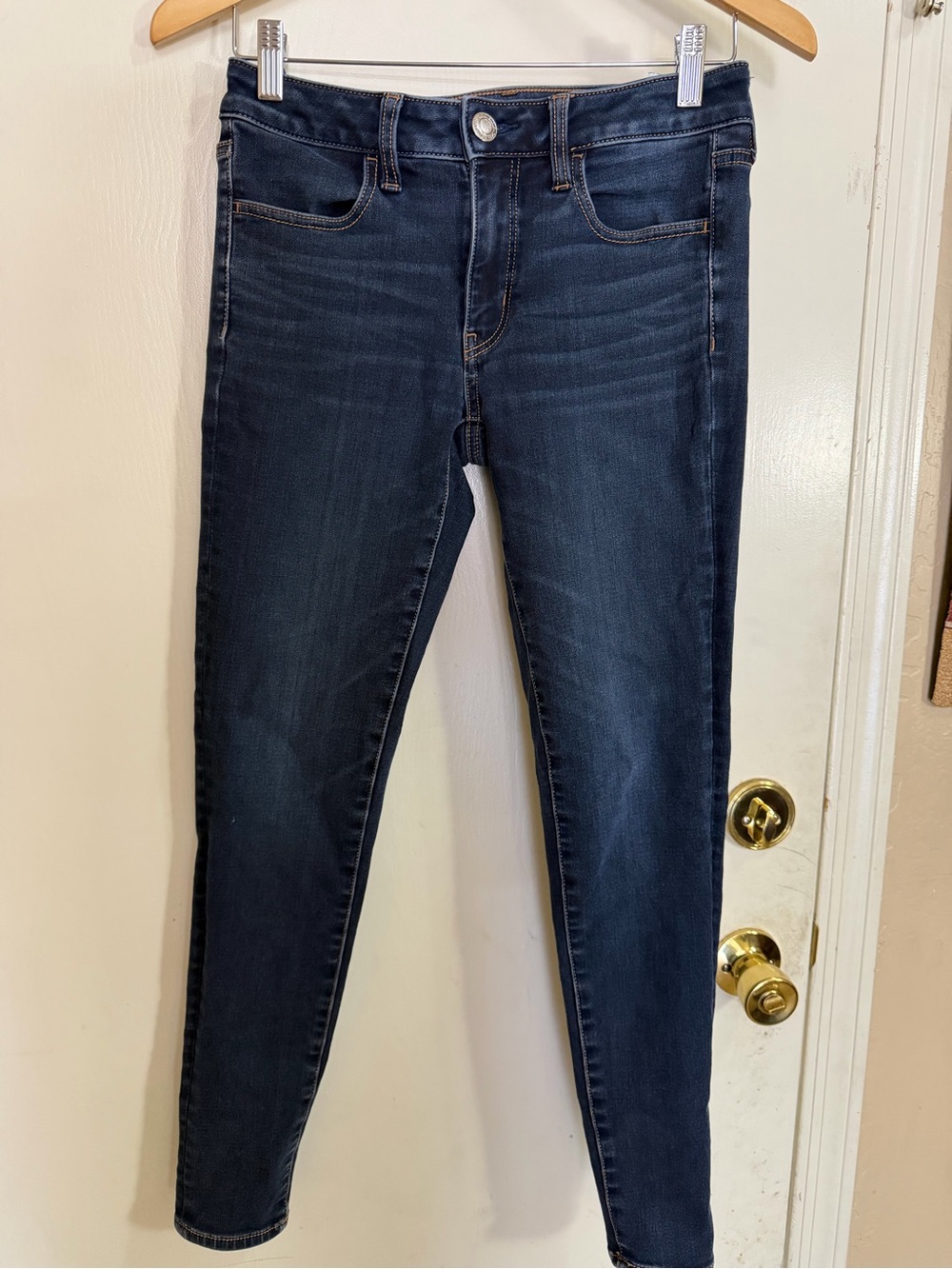 American Eagle Outfitters Dark Wash Women’s Skinny Jeans - Classic Blue (215)